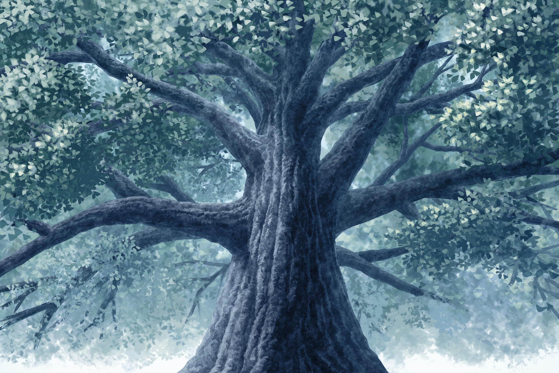 単品5種背景素材v93 世界樹