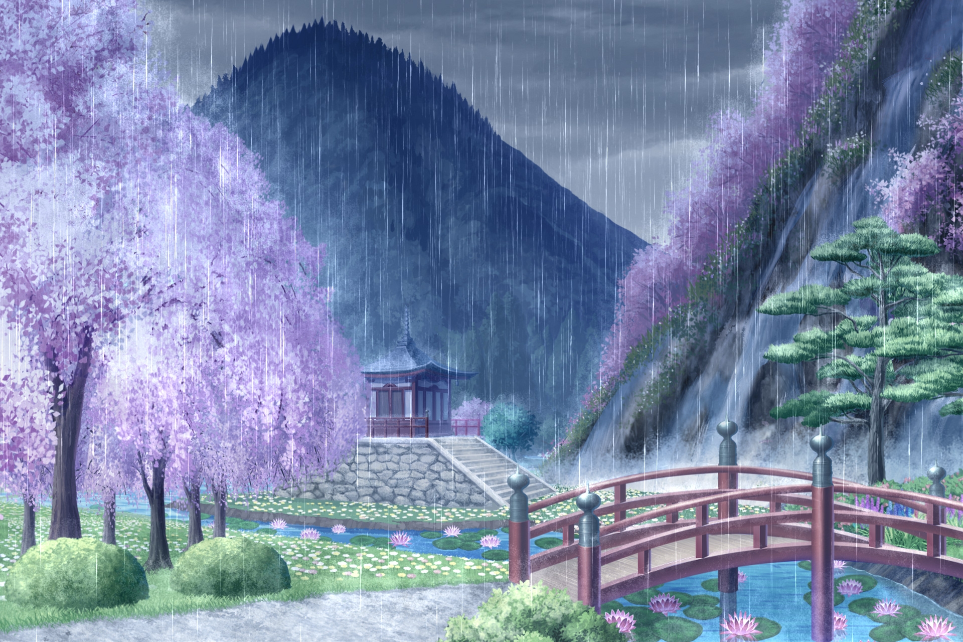 単品5種背景素材v95桃源郷