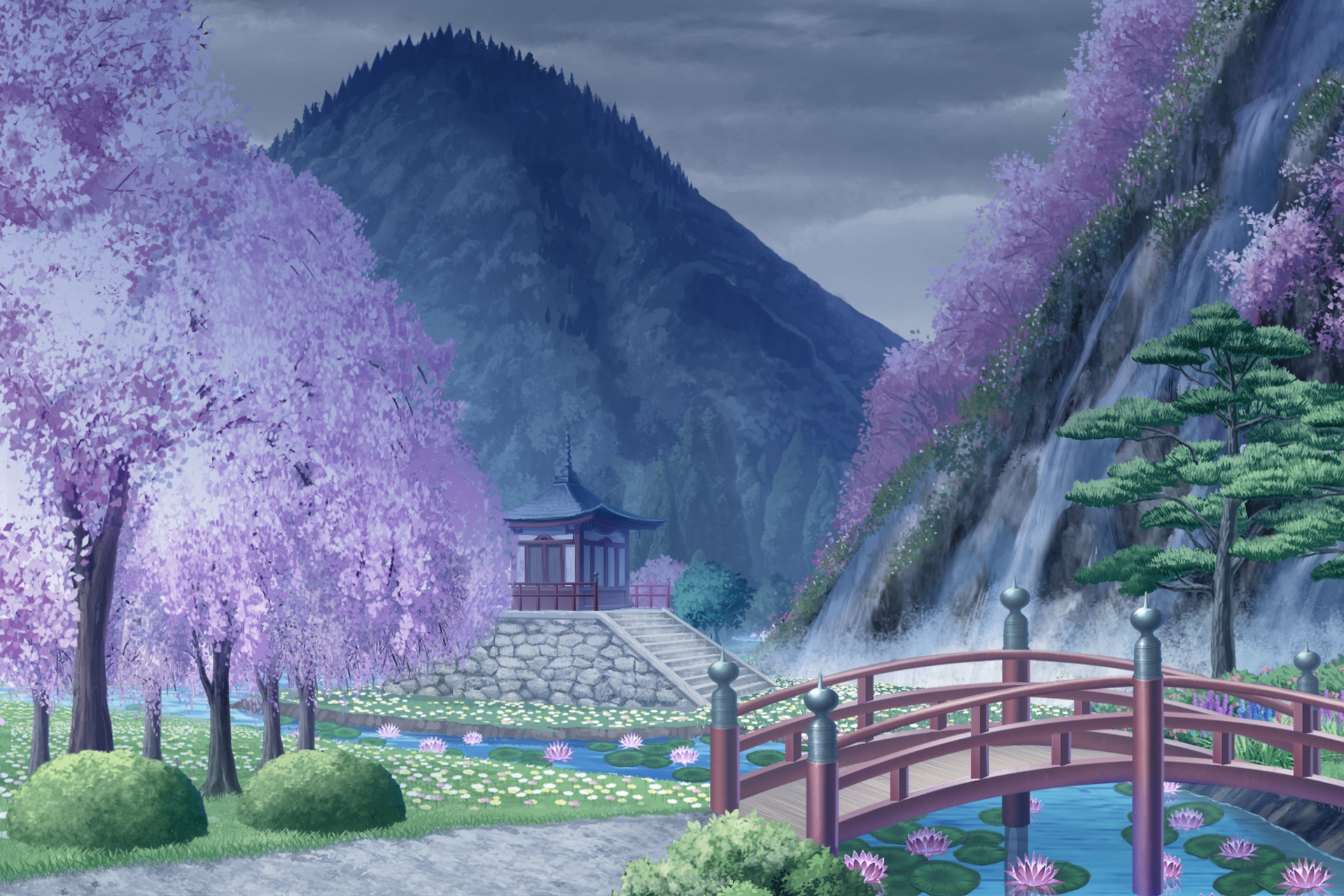 単品5種背景素材v95桃源郷