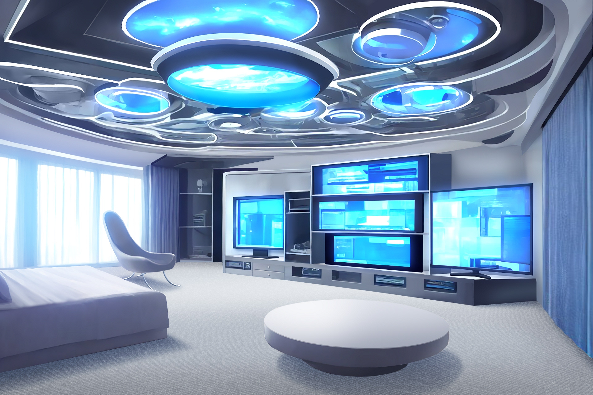 単品5種背景素材v96SF個室