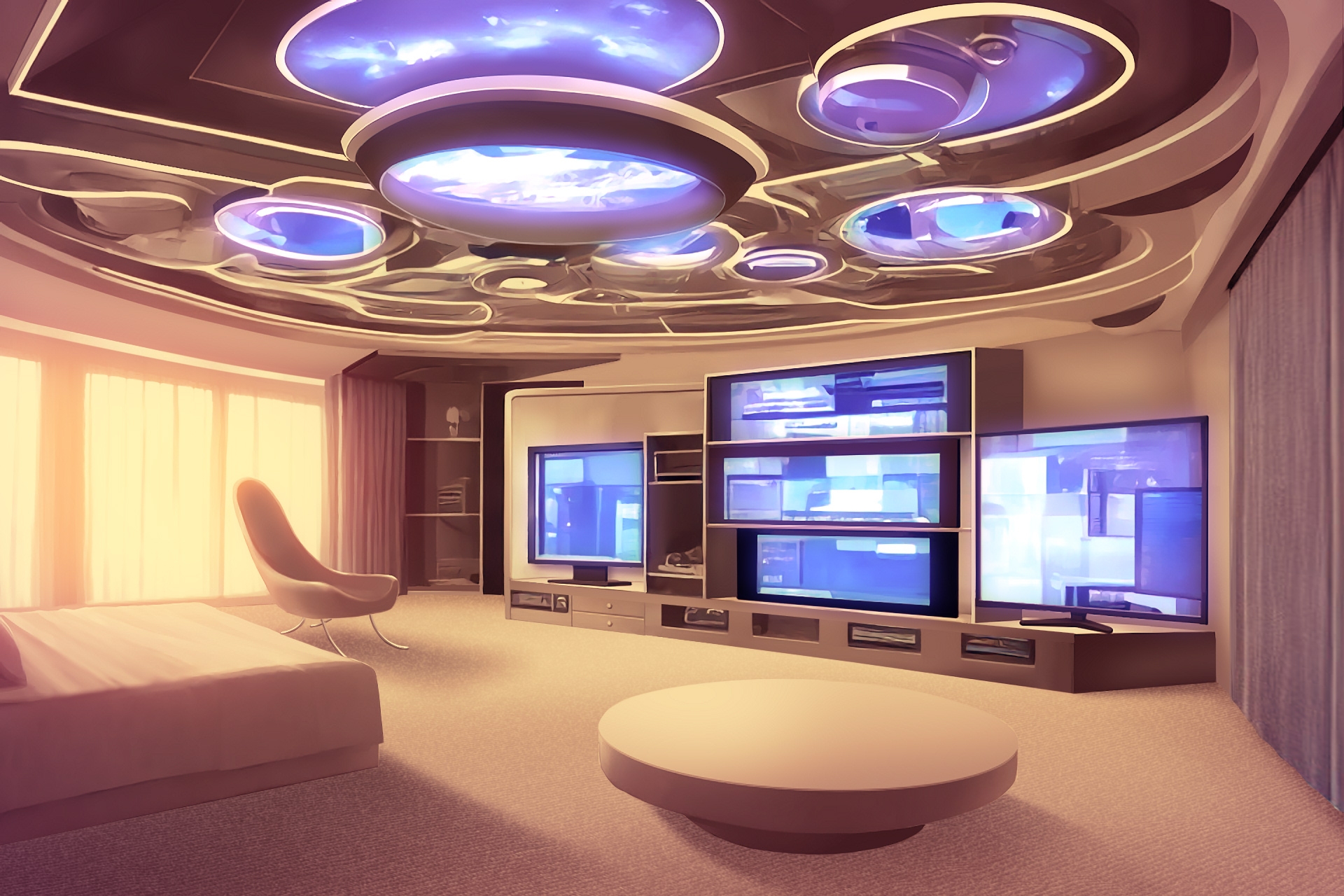 単品5種背景素材v96SF個室