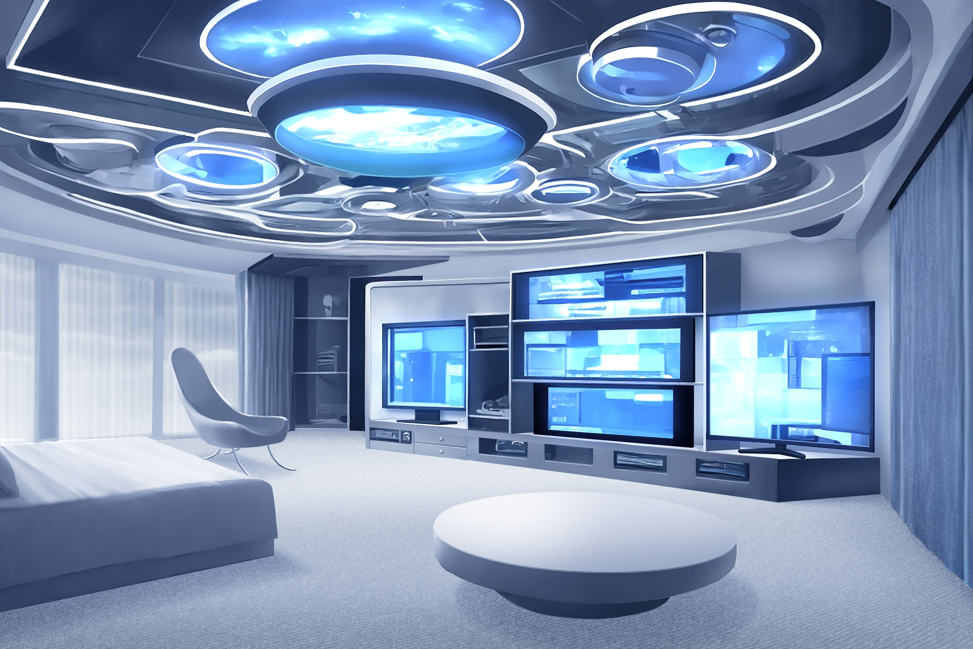 単品5種背景素材v96SF個室