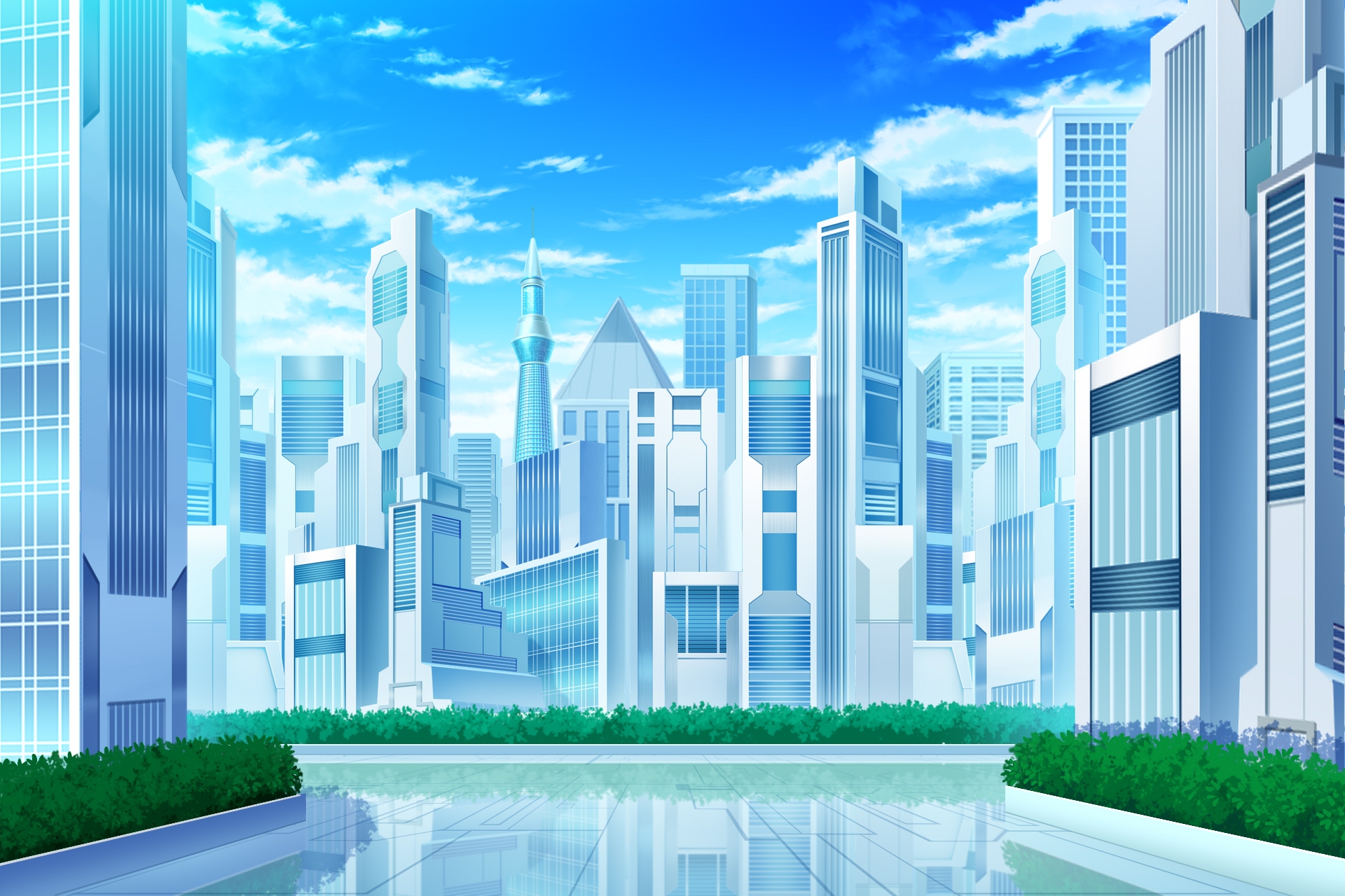 単品5種背景素材v98SF都市