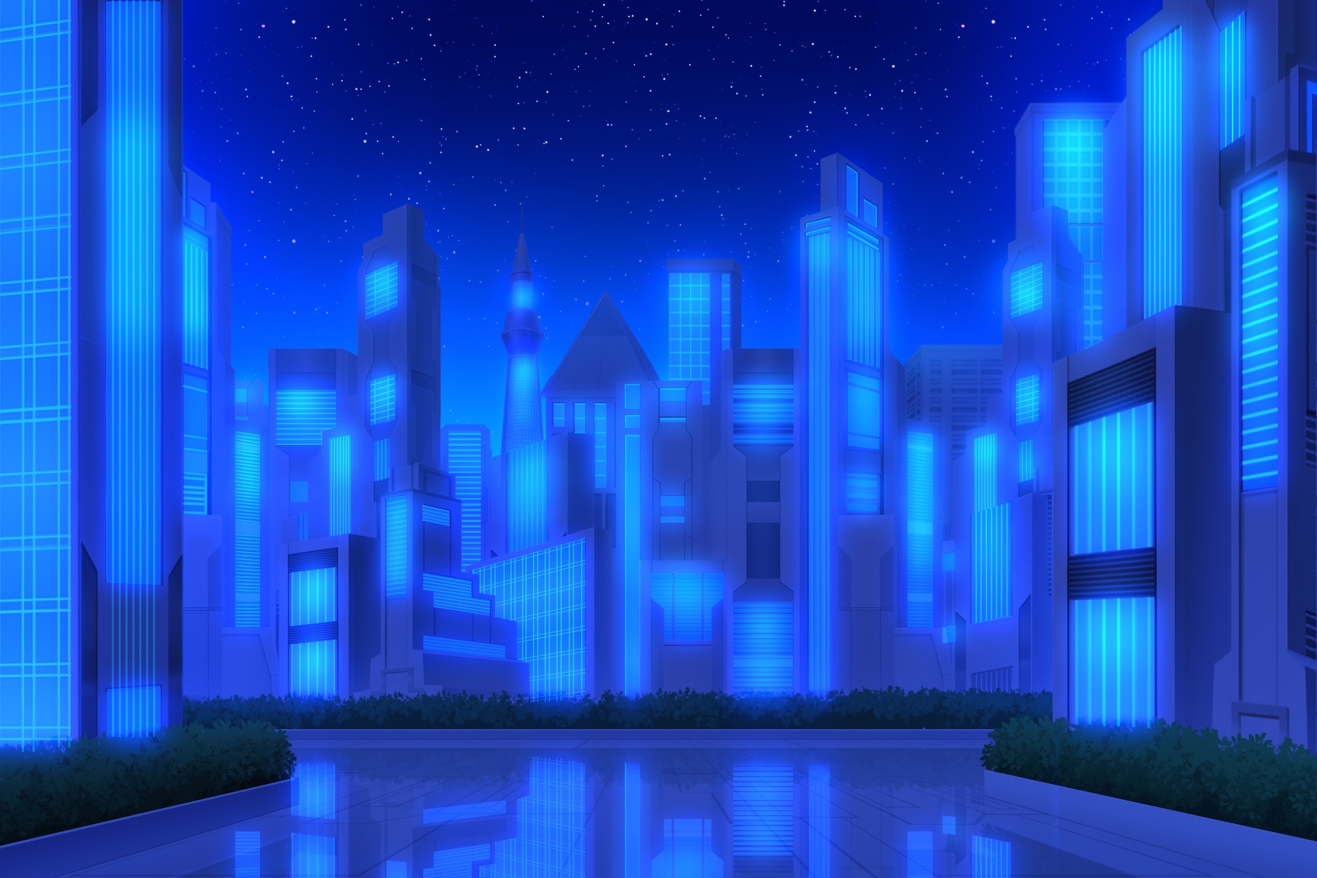 単品5種背景素材v98SF都市