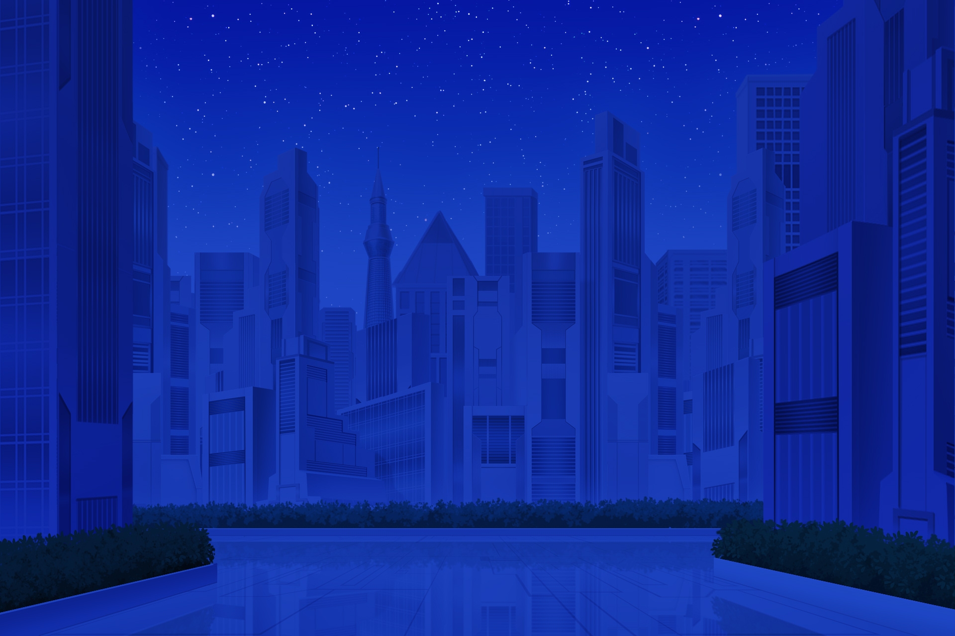 単品5種背景素材v98SF都市