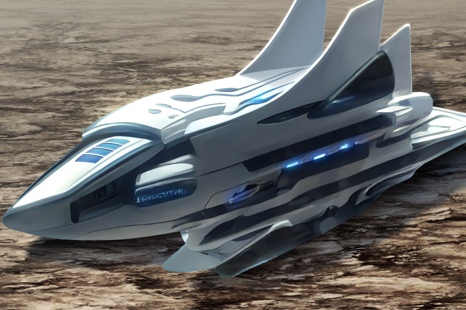 単品5種背景素材v99宇宙船外観