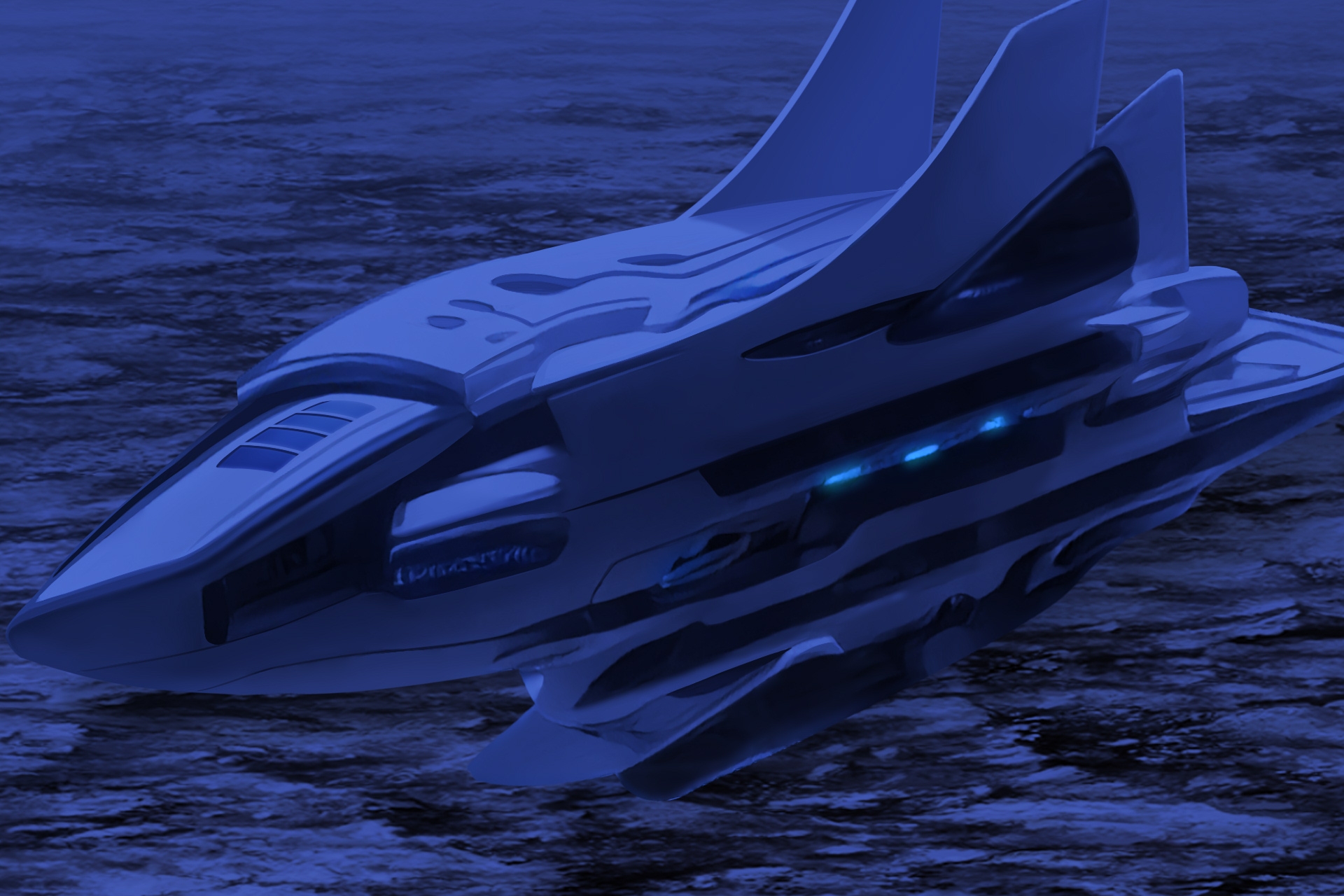 単品5種背景素材v99宇宙船外観