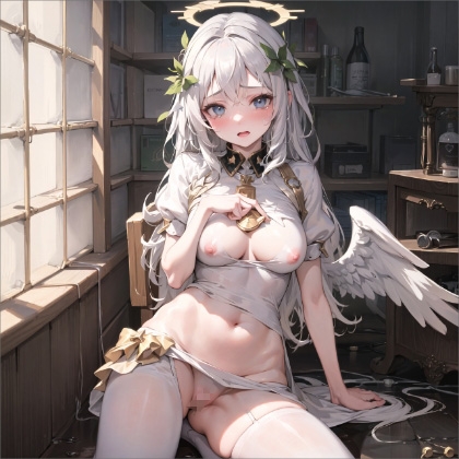 【たっぷり100枚!】望みを1つ叶えてやると言われ、裸を見たいと言ったら泣いちゃった天使ちゃん