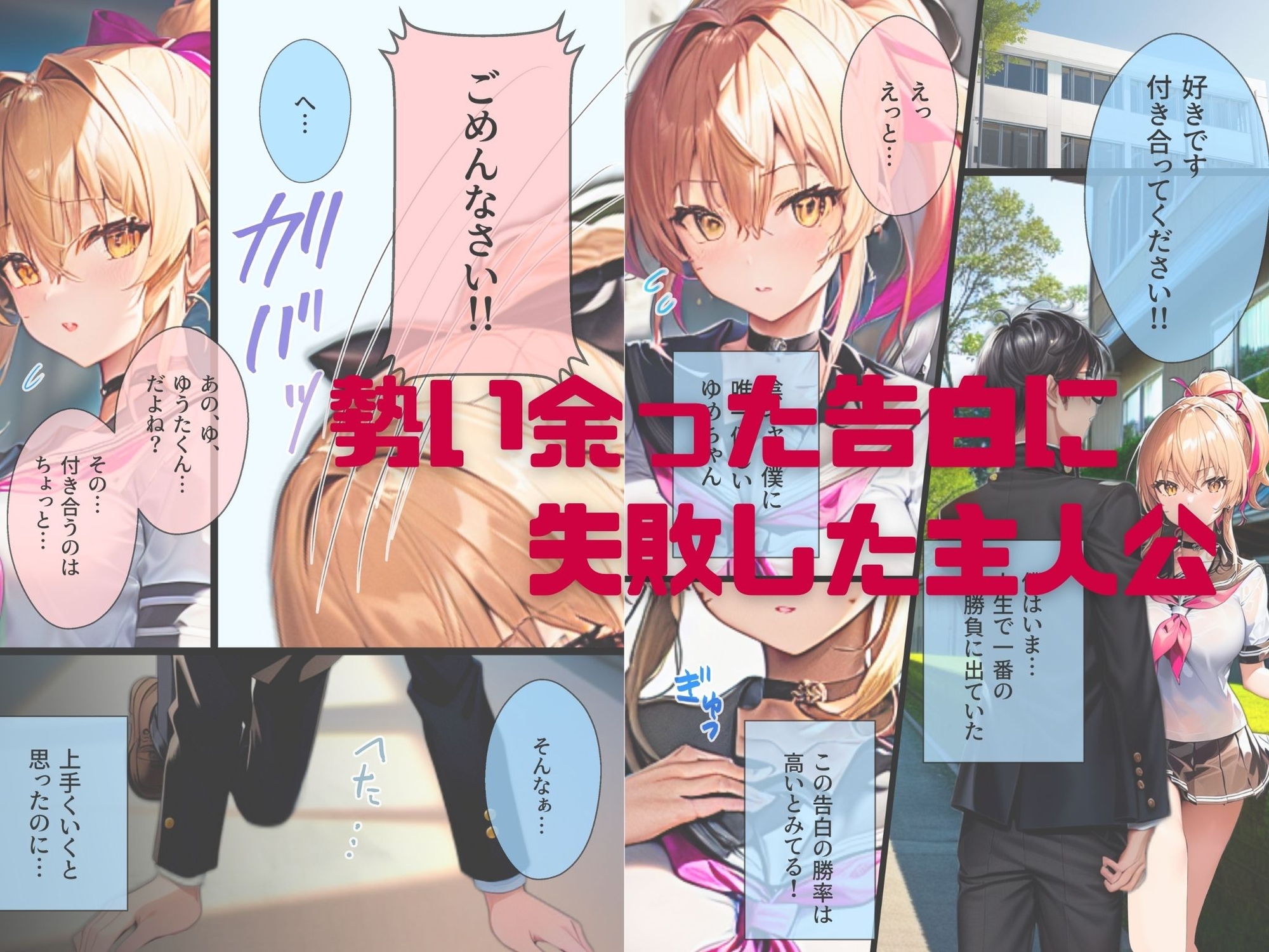 ぼっち・ざ・ふぁっく!〜陽キャ美少女に告白を断られたけどお金を払ったらヤらせてくれる処女ビッチだったのでお金とチンポで寝取ってあまあま両想いメス堕ちえっちします