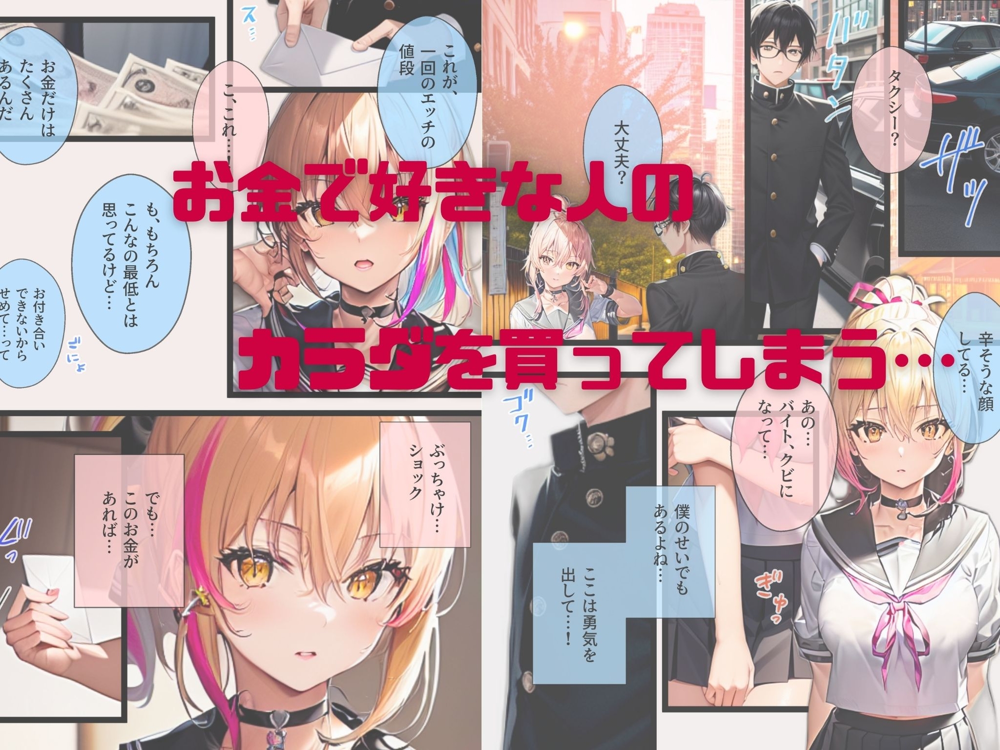 ぼっち・ざ・ふぁっく!〜陽キャ美少女に告白を断られたけどお金を払ったらヤらせてくれる処女ビッチだったのでお金とチンポで寝取ってあまあま両想いメス堕ちえっちします