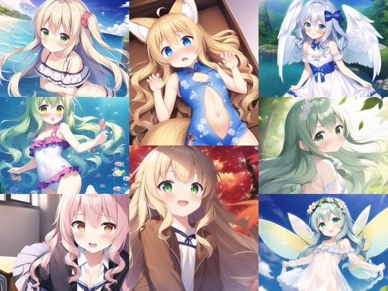 AIロリイラスト集 「AI Illustration Super Collection」
