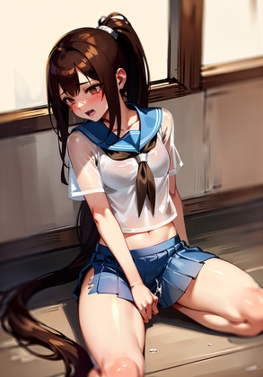 亜衣&麻衣と森の中の神社