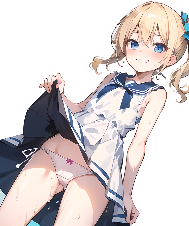 金髪碧眼サイドポニーテールロリ写真集