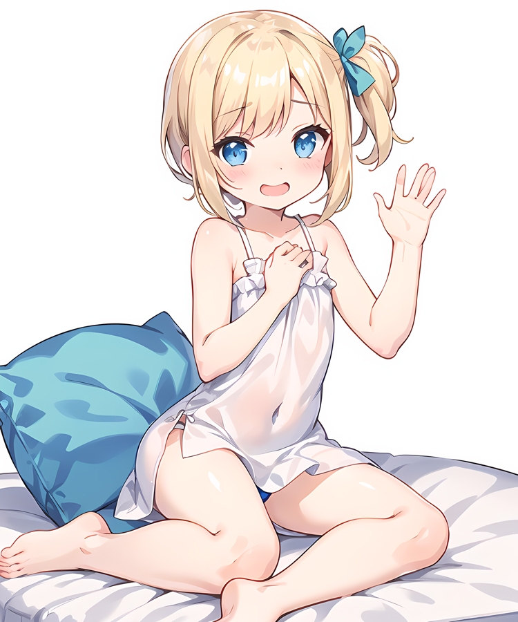 金髪碧眼サイドポニーテールロリ写真集