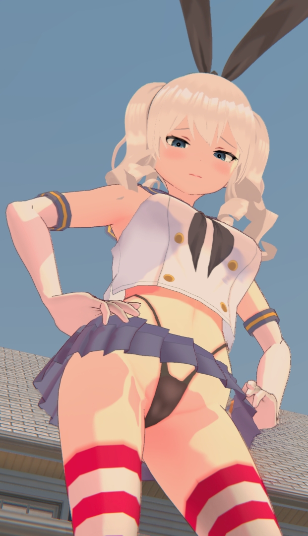 【VRM 同人作品】島風コス鹿島(艦○れ)