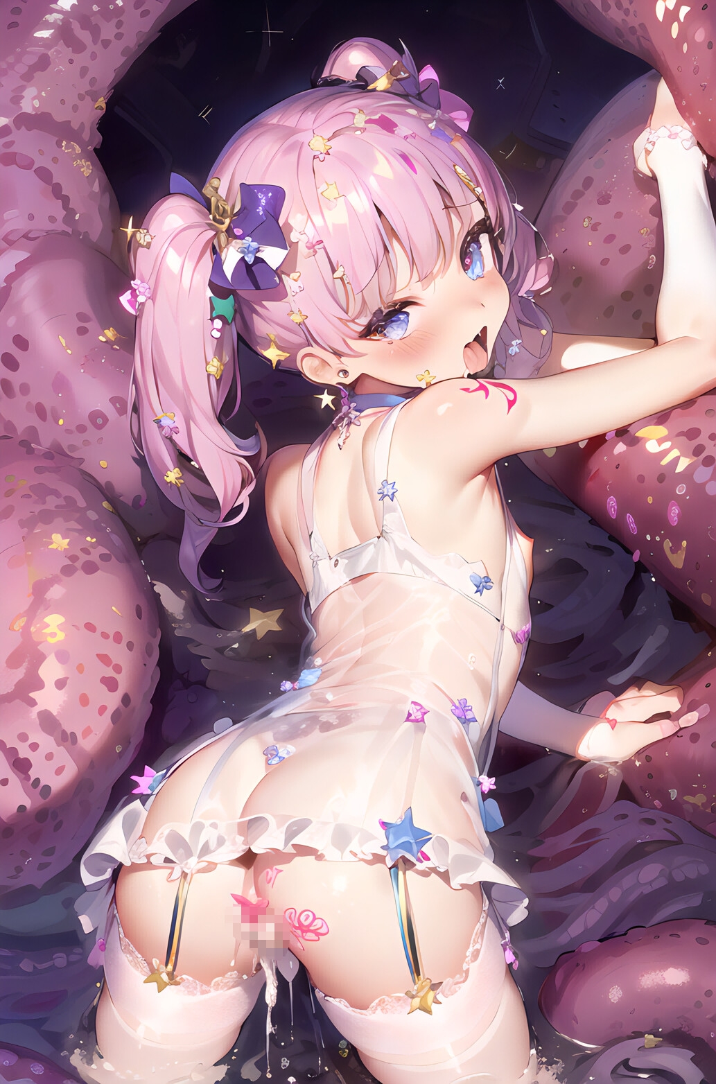 ロリ魔法少女触手姦CG集