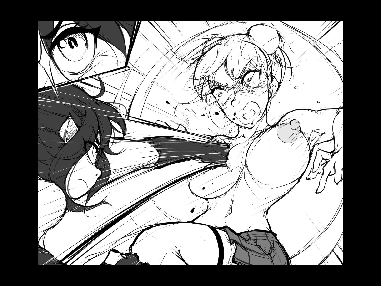 甘いヴィランのリベンジ! 死闘のキャットファイト!