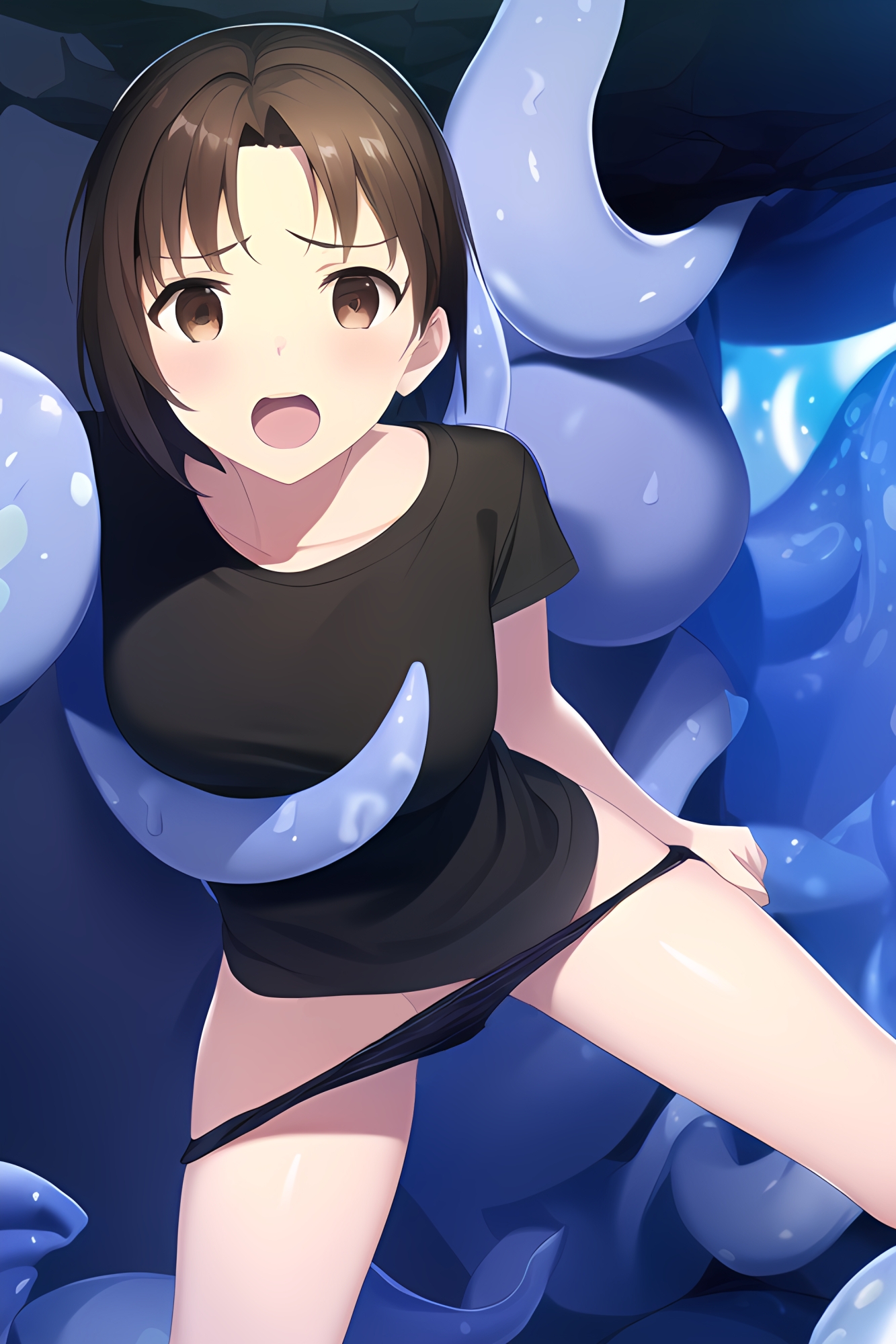 触手・苗床CG集～触手の母体にされる少女達・洞窟編～