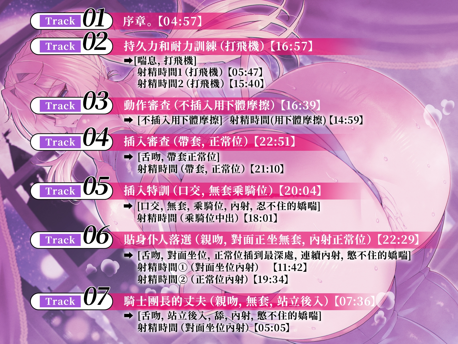 [繁中字幕版]【低聲X騎士X憋不住的喘息聲】墮落的騎士團長!本來應該只是訓練的,卻真的幹上了