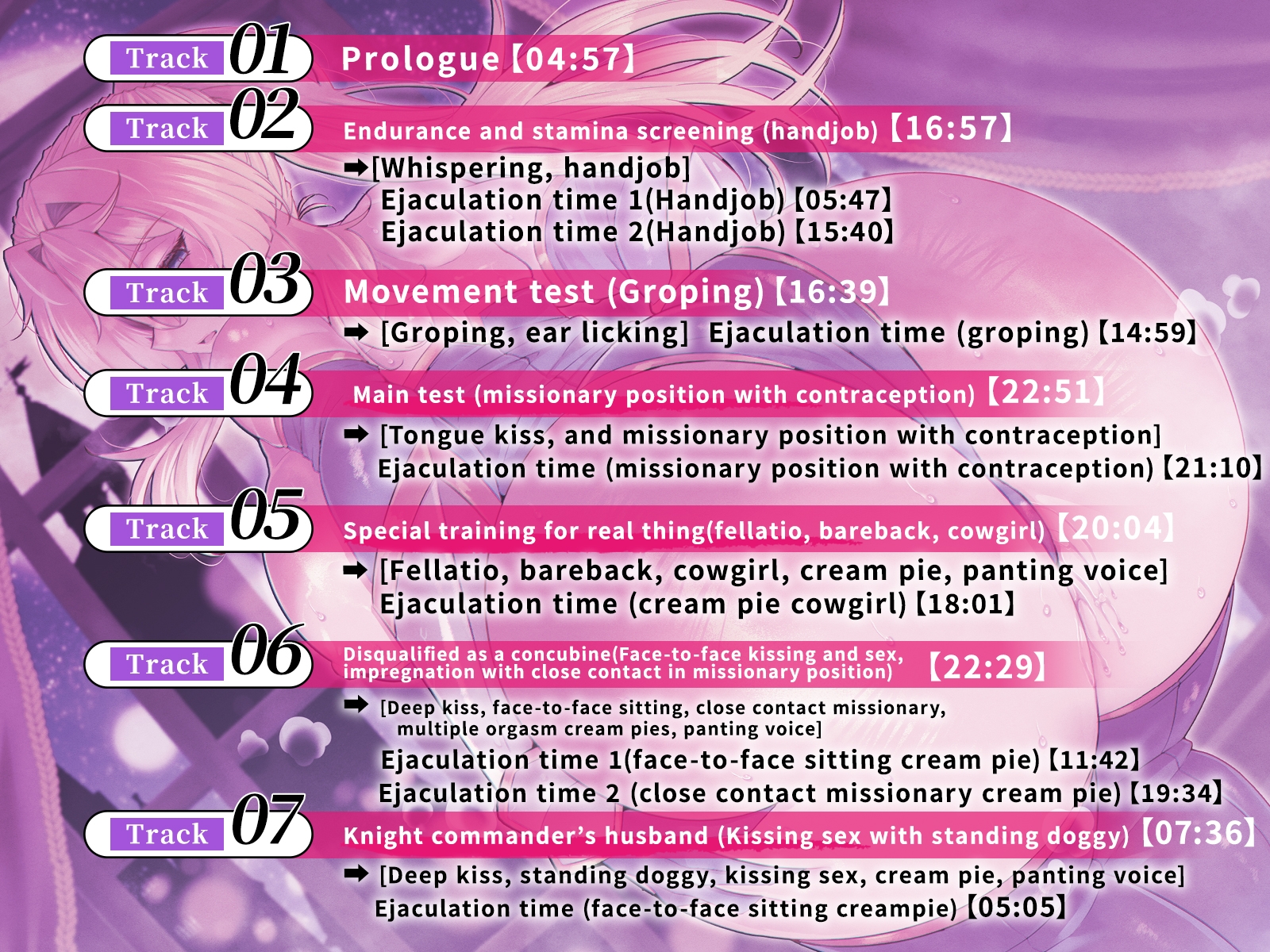 ENG Ver[Low voice x Knight x Panting voice]Fall of the Knight Commander! Sex practice night quickly turns into serious impregnation sex!