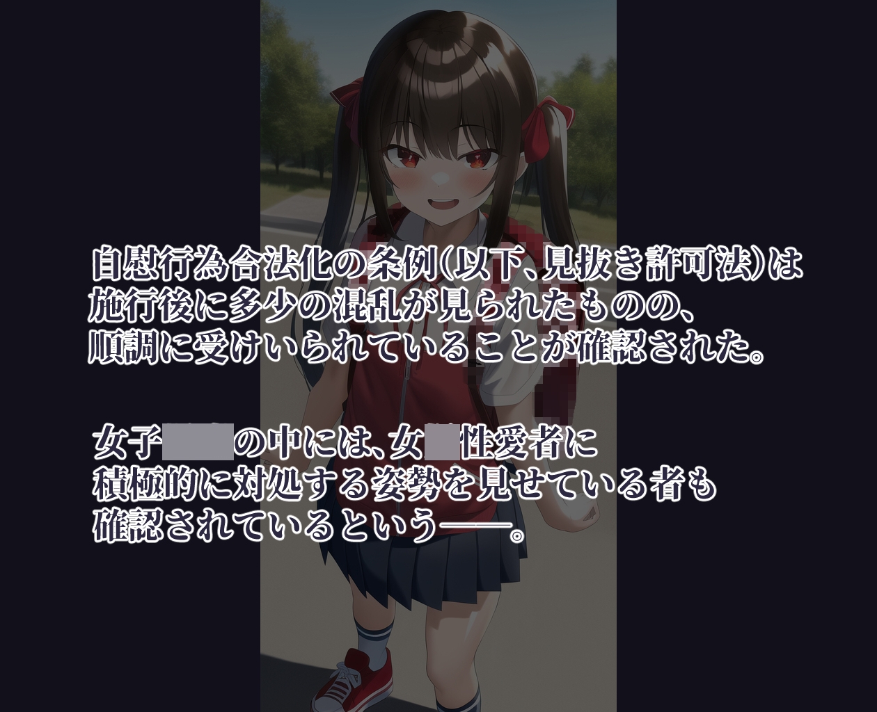 J○で見抜きしても良い世界 -メスガキver-