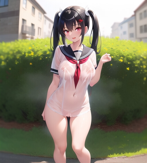 ツインテ彼女のエッチなCG集