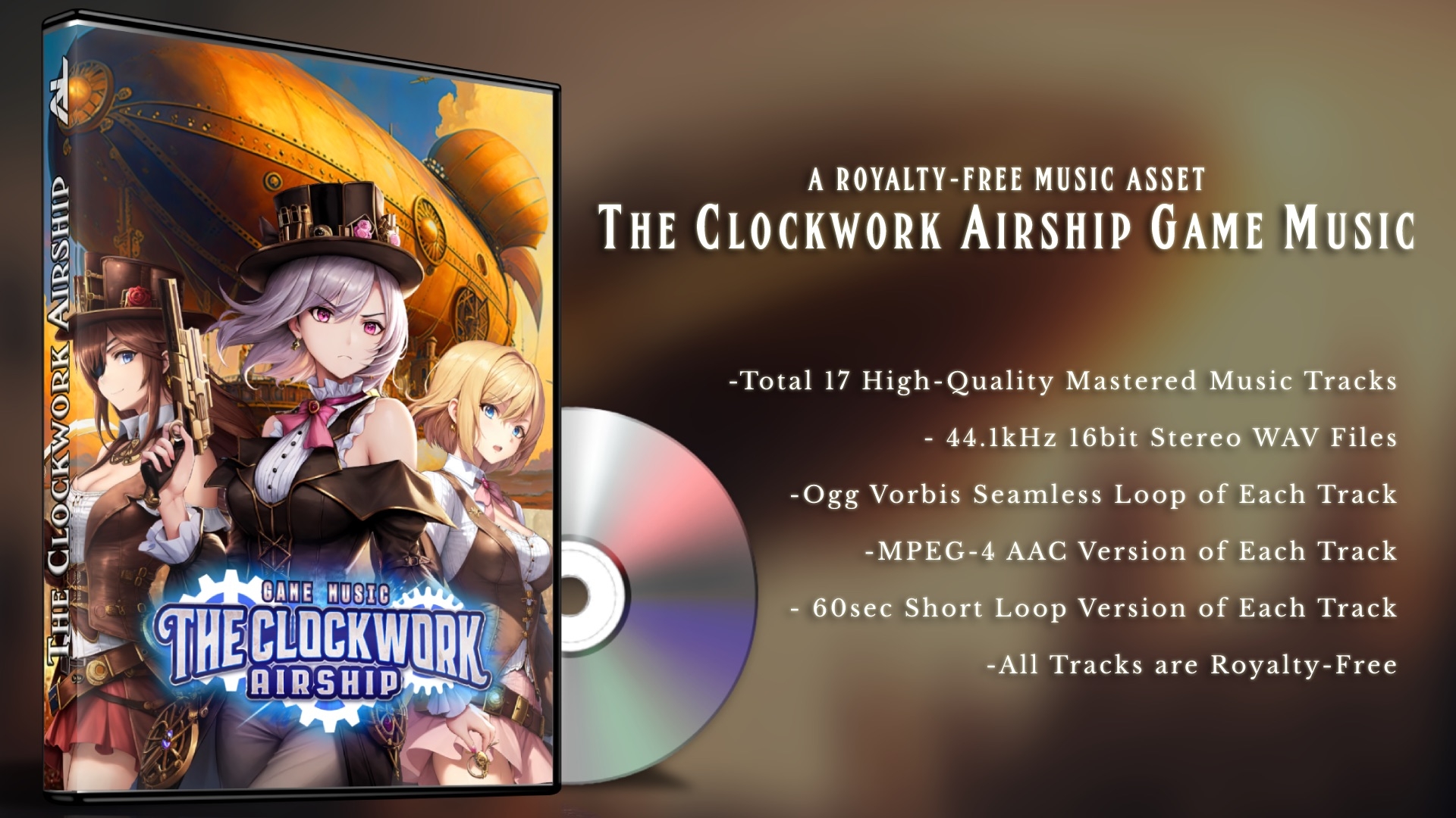 [BGM素材] The Clockwork Airship Game Music