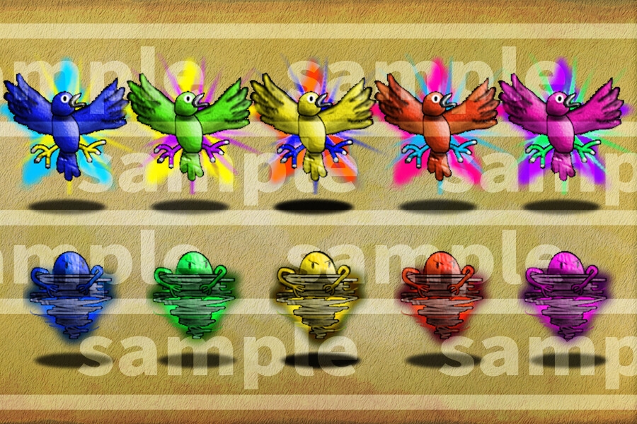 【素材】【Color&Gray】モンスター2