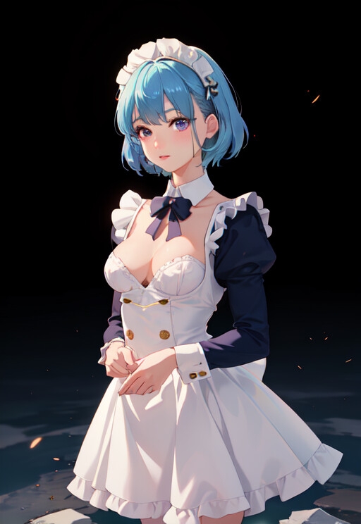 幻想少女影愛絵 #1 メイドさんヌード画像集