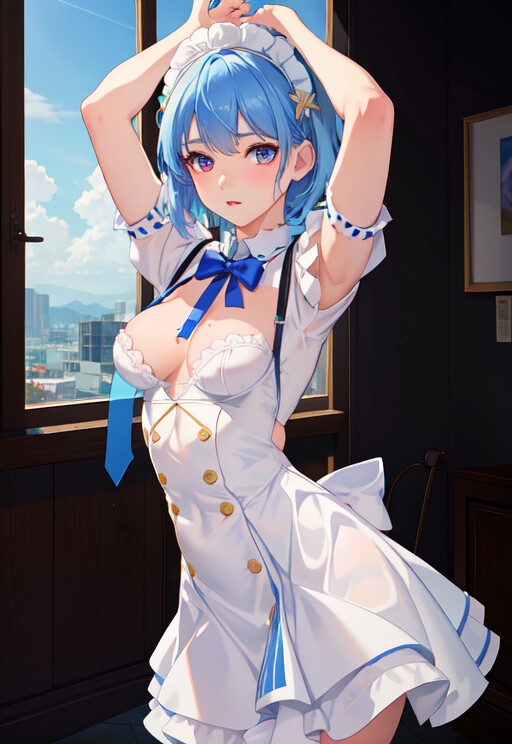 幻想少女影愛絵 #1 メイドさんヌード画像集