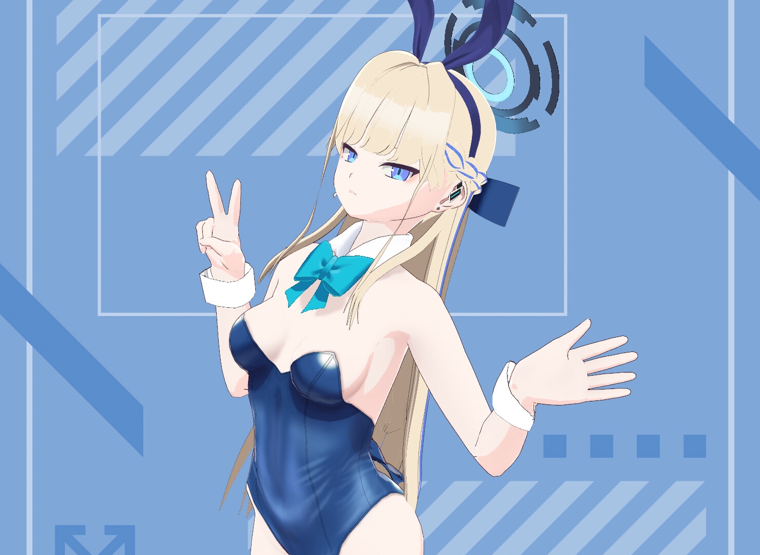 【VRM 同人作品】バニーガール トキ(ブルアカ)