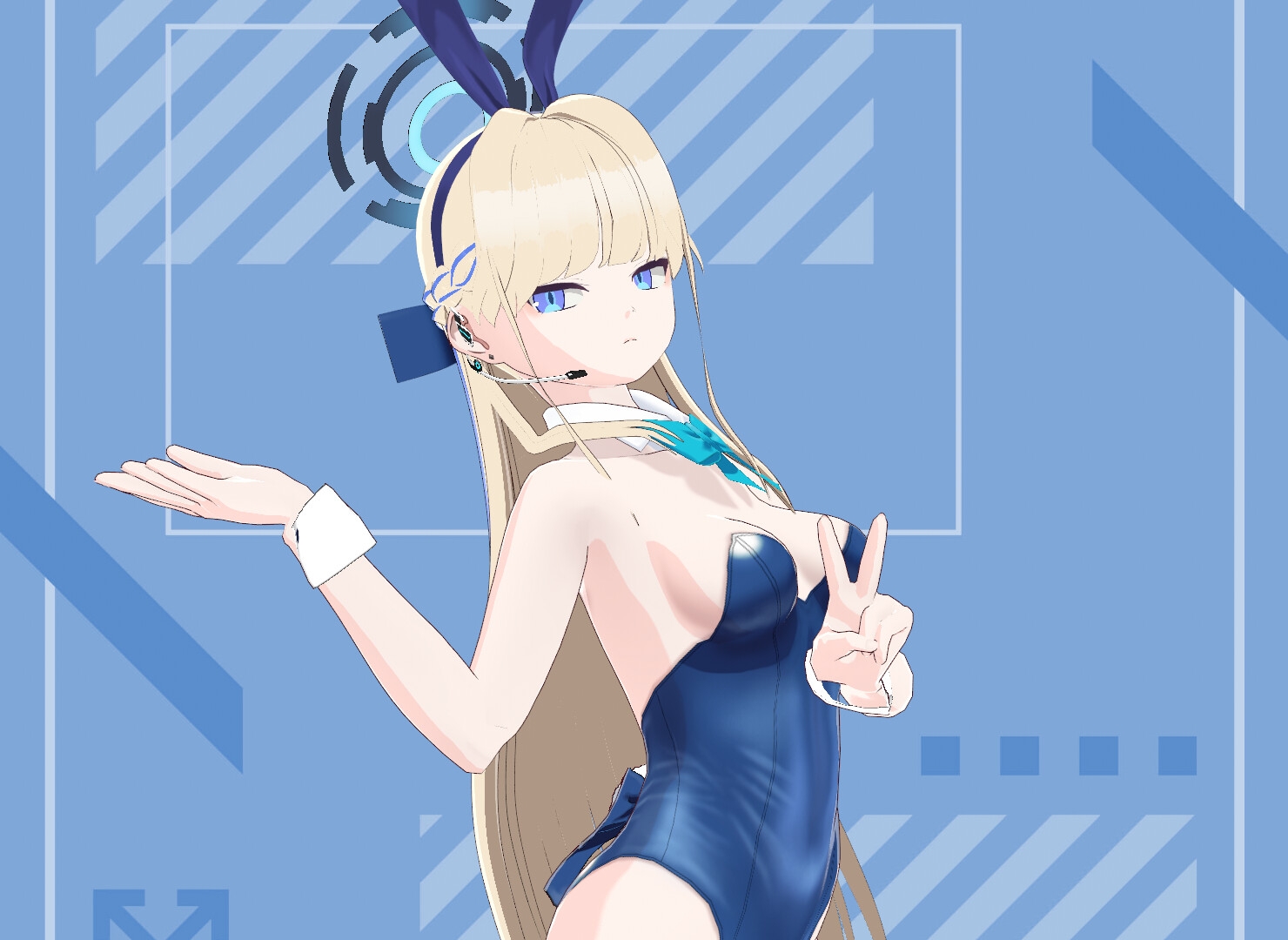 【VRM 同人作品】バニーガール トキ(ブルアカ)