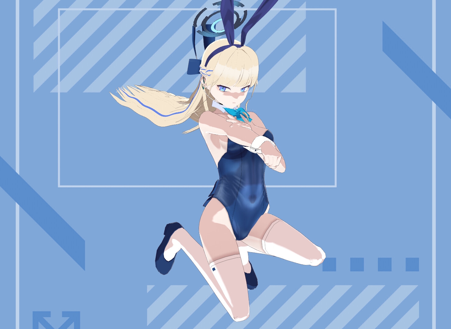 【VRM 同人作品】バニーガール トキ(ブルアカ)