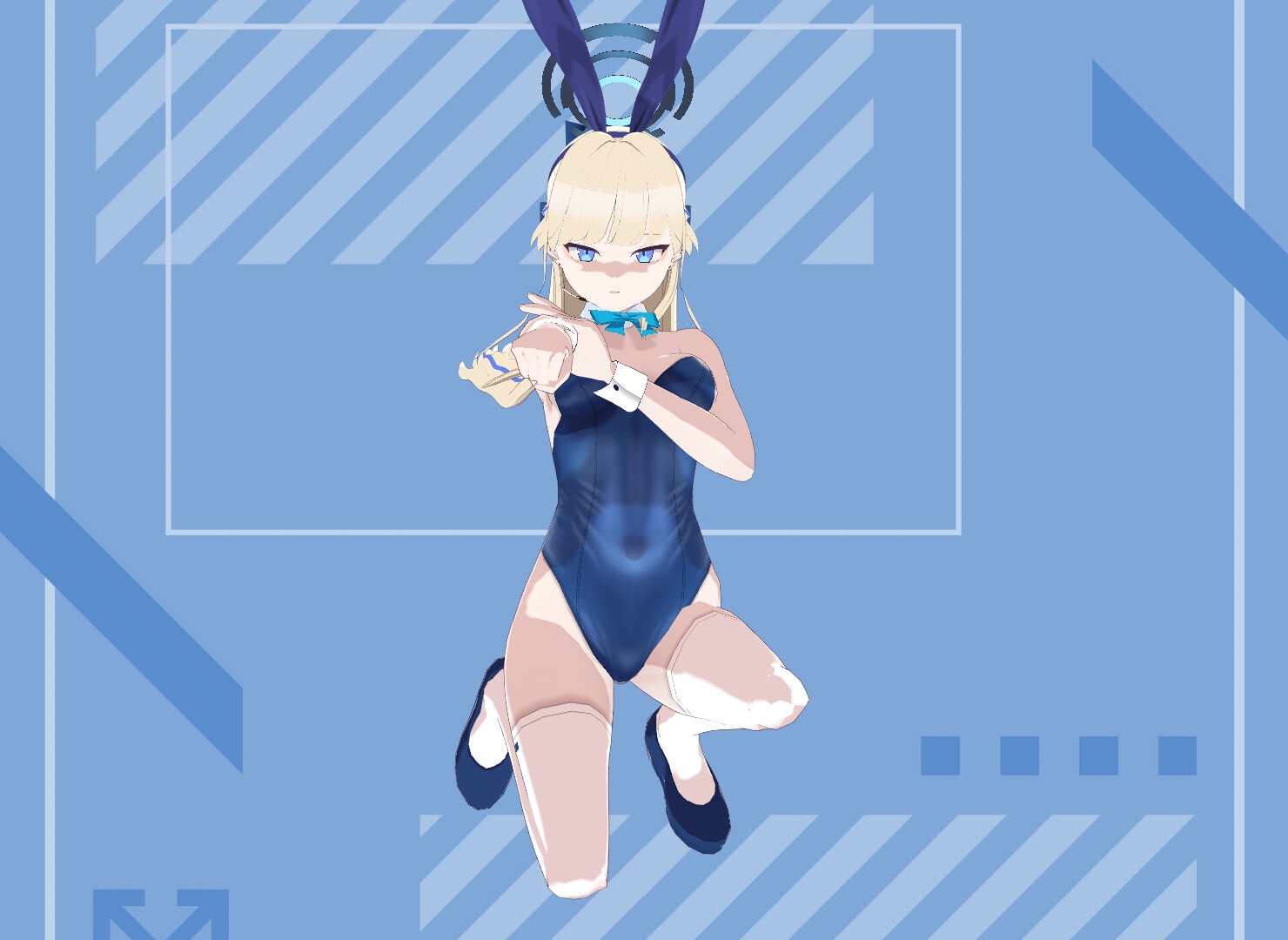 【VRM 同人作品】バニーガール トキ(ブルアカ)