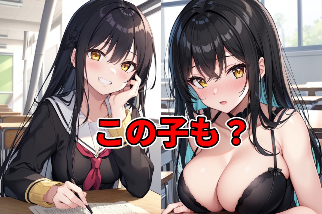 J○達の 教室CG集(AI生成)