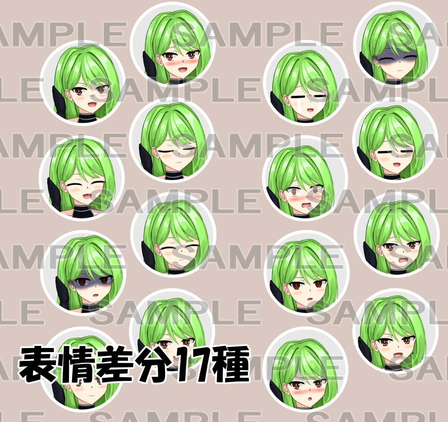 【立ち絵素材】メカ少女1