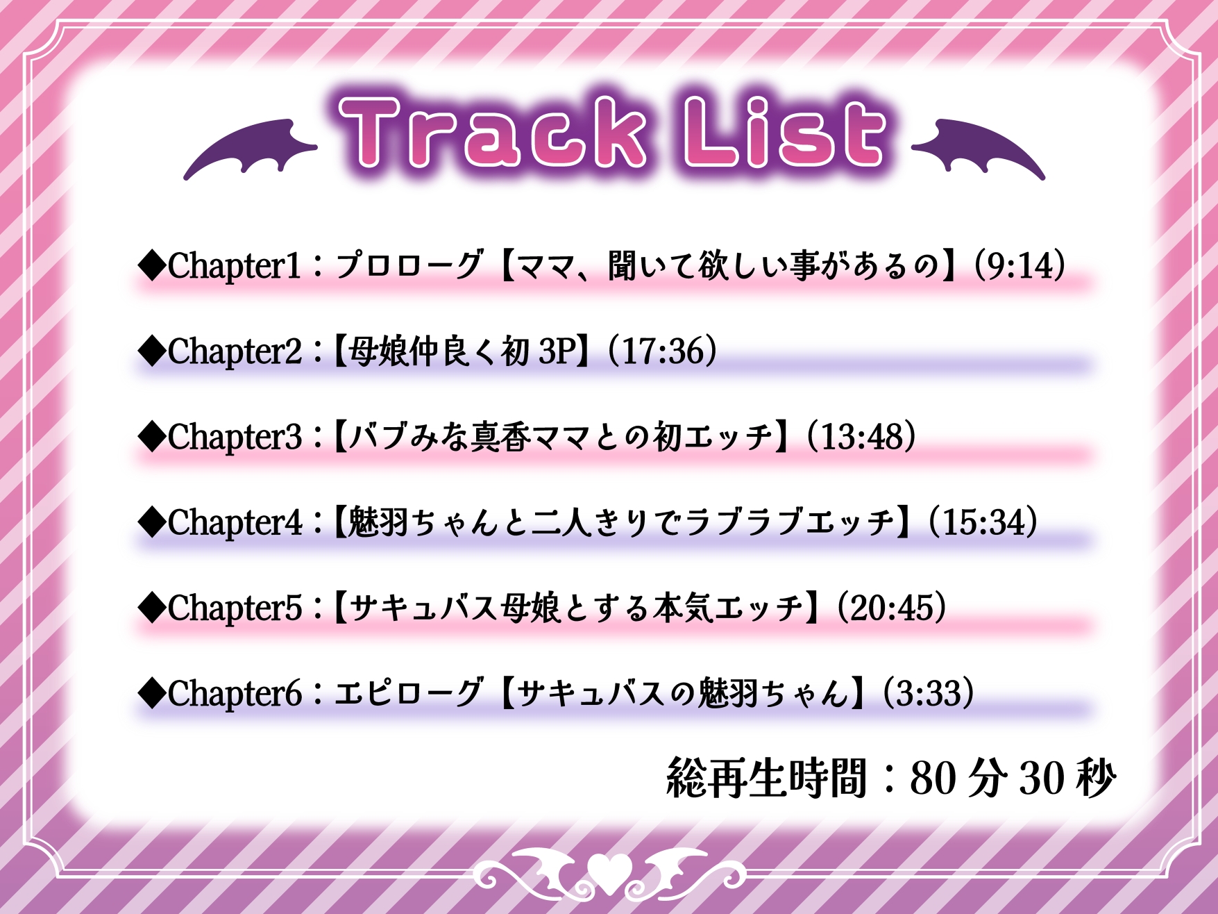 【一周年記念★期間限定385円】妹系幼馴染&バブみママのサキュバス母娘と過ごすイチャラブ仲良し3Pセックス