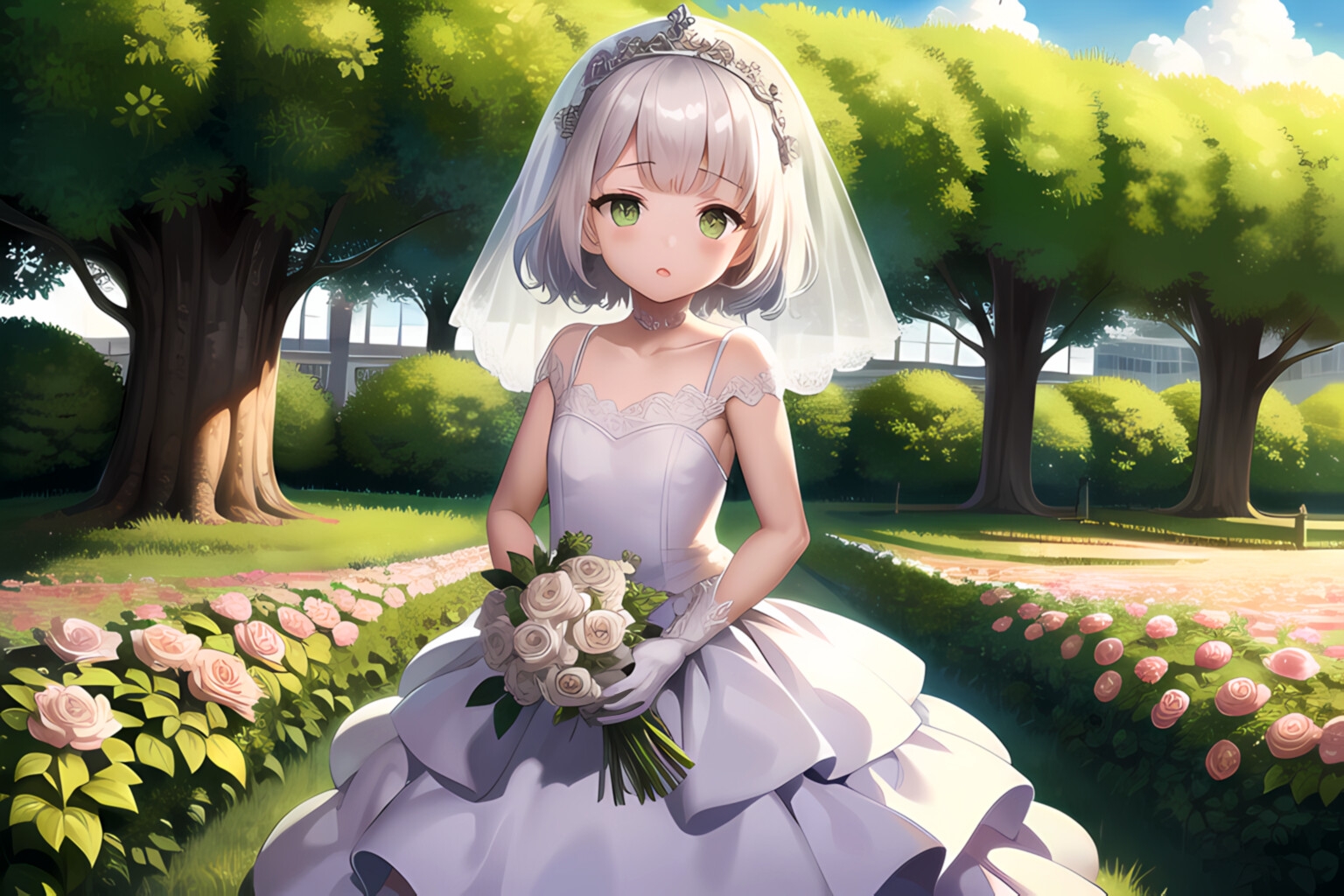 可愛い美少女との結婚アルバム