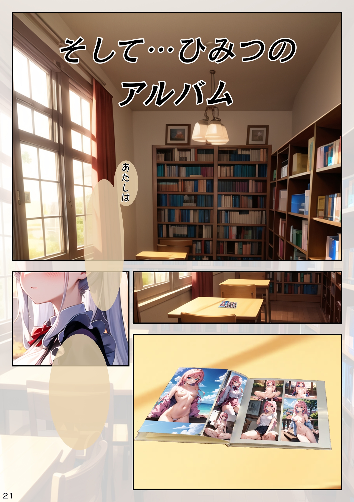 淫乱銀髪JKのひみつ～妹と義妹編