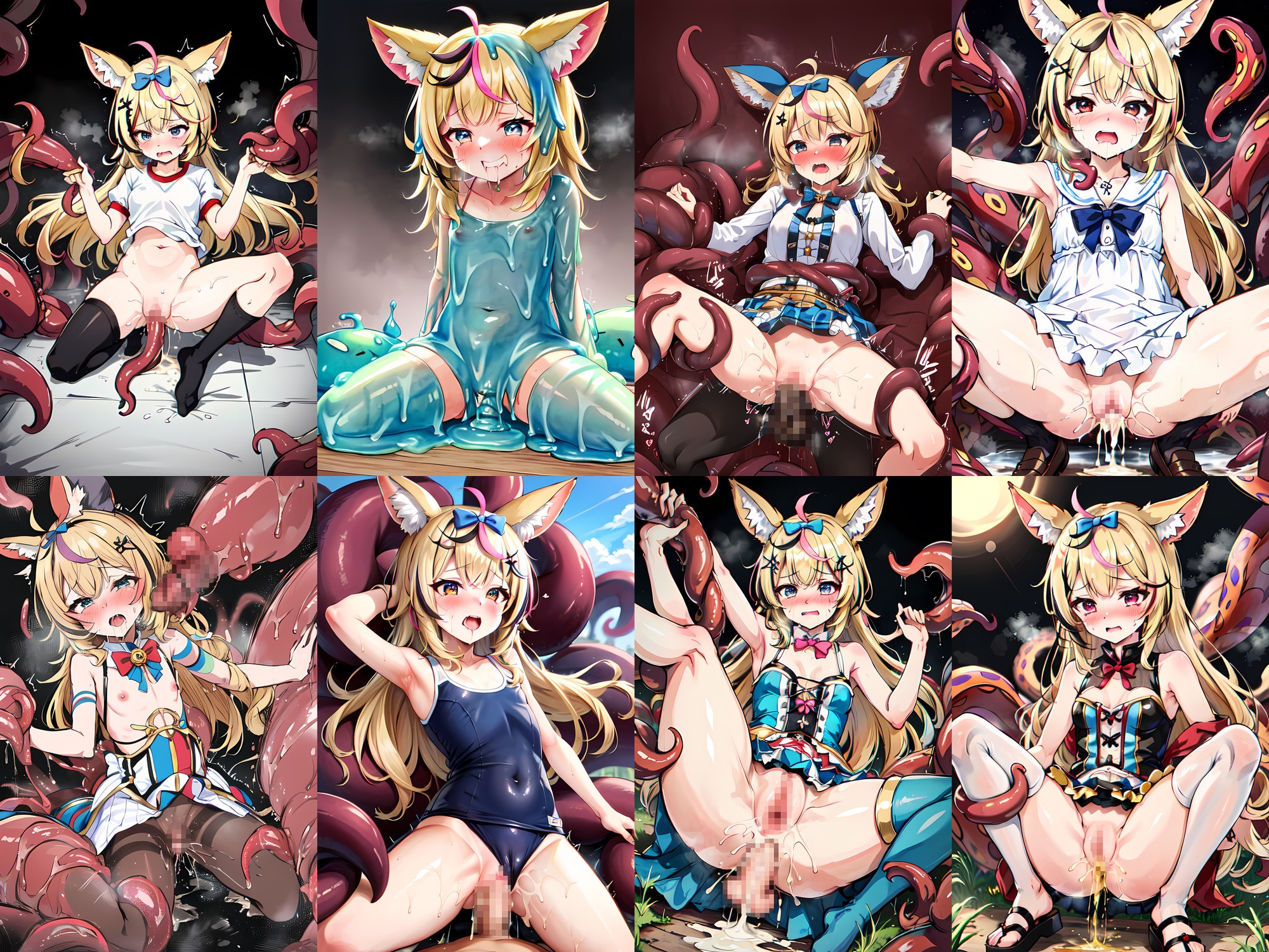 バーチャルアイドル触手CG集まとめ売り(4700枚以上)