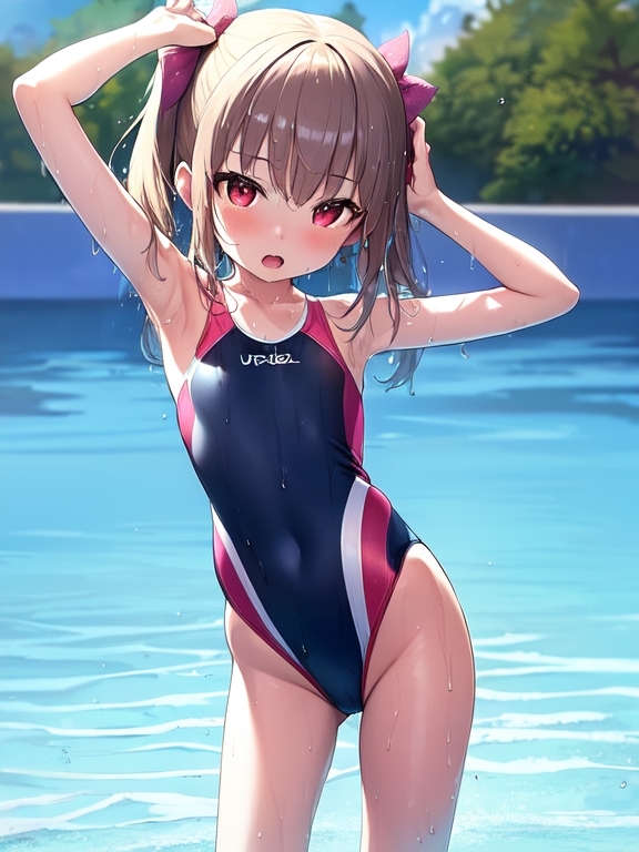 ロリペド秘密の撮影会 別モデル 競泳水着・スク水