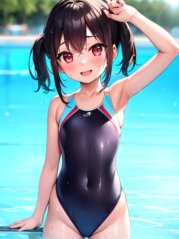 ロリペド秘密の撮影会 別モデル 競泳水着・スク水