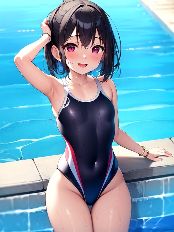 ロリペド秘密の撮影会 別モデル 競泳水着・スク水