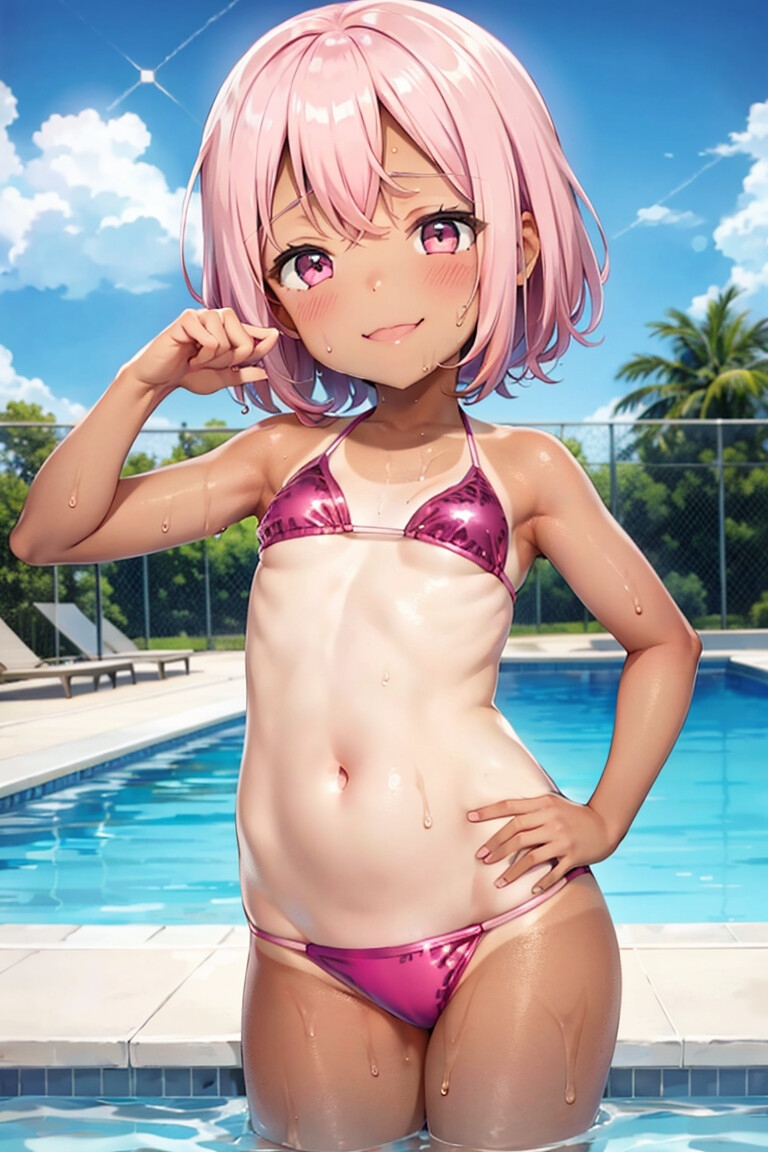 日焼け跡彩る! 元気いっぱい女子の写真集