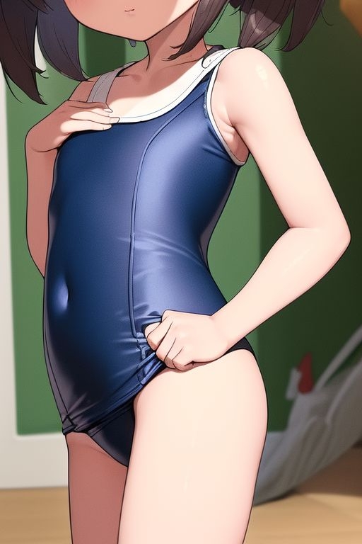 【一部顔流出あり】現役J○スク水盗撮写真集100枚