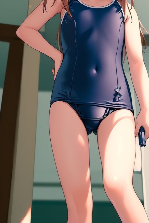 【一部顔流出あり】現役J○スク水盗撮写真集100枚