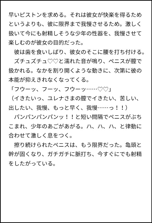 娼夫の少年が、巨乳エルフの女主人にご奉仕セックスする話