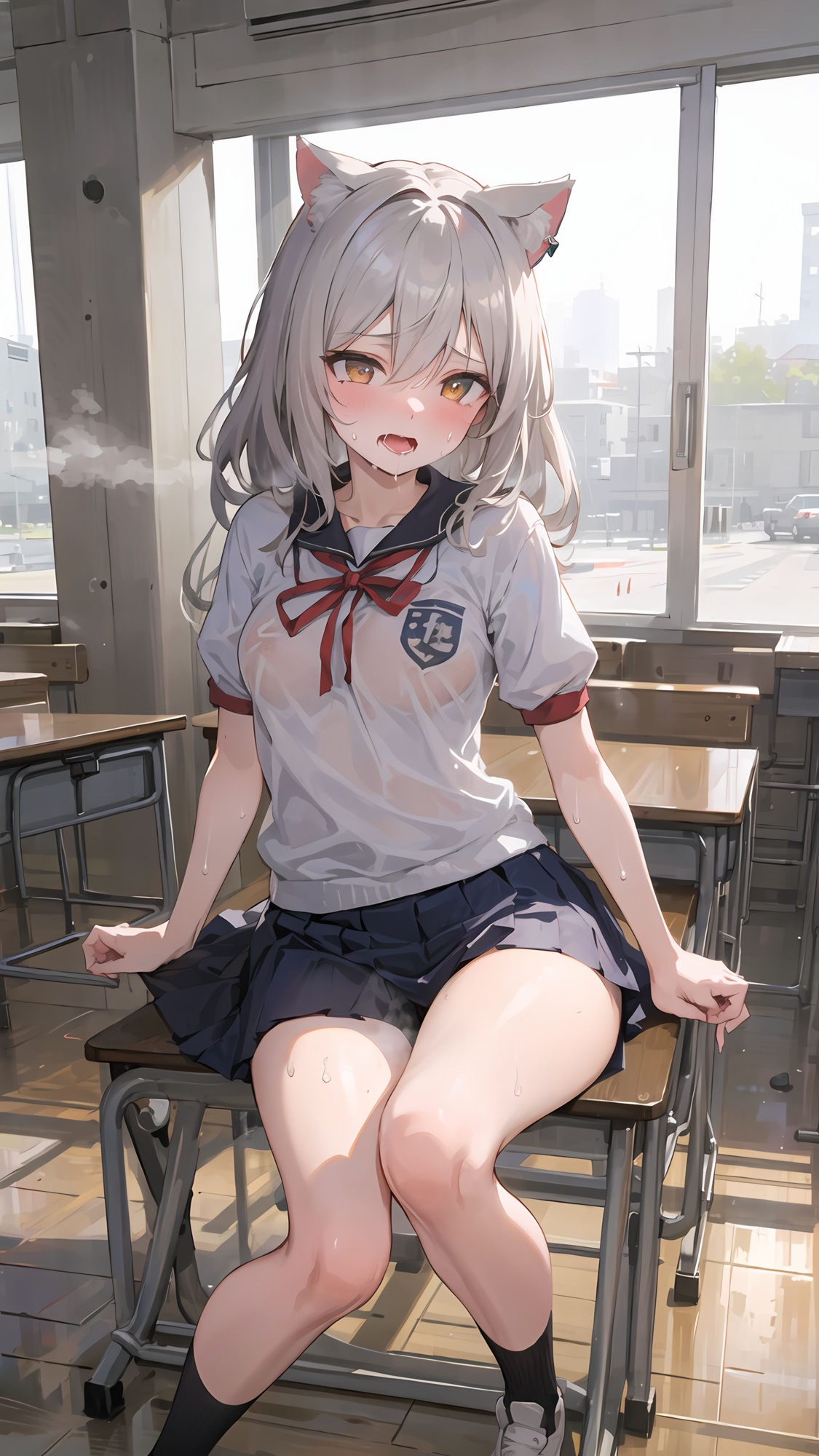 欲情けもみみ少女の色香フェロモン