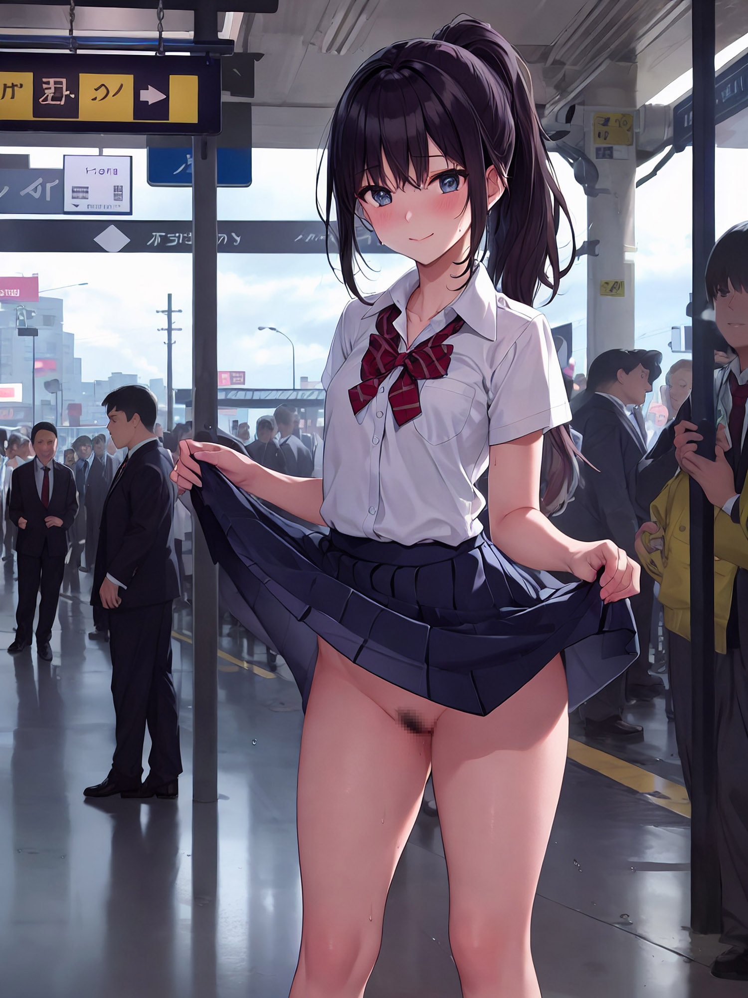 履いてないJK Presents SNS露出チャレンジ