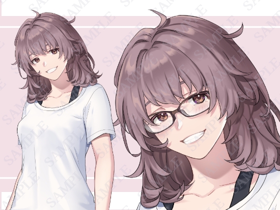 【立ち絵素材】テキトーそうなお姉さん